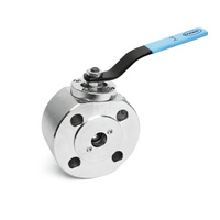 Kurek kulowy kołnierzowy do pary WKC 4a PN40 DN 25