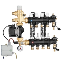 Zespół regulacyjny – regulacja stałotemperaturowa - bez skrzynki. 9 wyjść