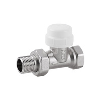 PHA-028 G1/2 WZ PN10 DN15 Termostatyczny zawór grzejnikowy prosty z nastawą wstępną Szereg F PN-EN 215:2005 + A1:2006