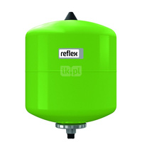 Naczynie wzbiorcze REFLEX DD 25, pojemność 25 l, 10 bar / 70'C, kolor zielony, do instalacji C.W.U.