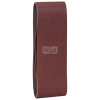 3-częściowy zestaw taśm szlifierskich do szlifierek taśmowych, wersja czerwona K = 60