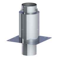 Izolowane przedłużenie komina dymowego fi 150mmL=350mm L=350mm