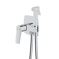 Bateria Malaga, bidetowa, podtynkowa, ścienna, chrom