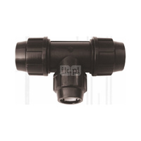 Trójnik UNIPAK FTS PP 32 mm x 25 mm x 32 mm (połączenie zaciskowe x połączenie zaciskowe x połączenie zaciskowe)