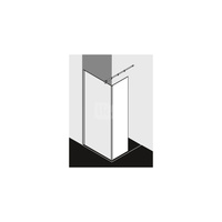 Kermi Pole stałe Walk-In XB FFW 0500x2000 517 SIHG SR Opaco Clean