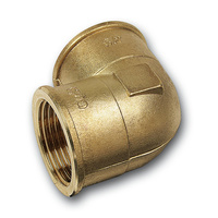 Kolano 90' SANHA PURAFIT, brąz, 1/4'' (GW)