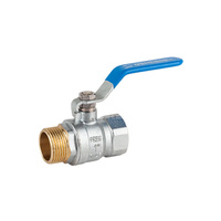 Kurek kulowy DO WODY ZIMNEJ GORĄCEJ sprężonego powietrza glikolu PN25 W-Z DN 3/8