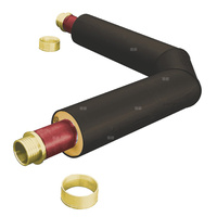 Łuk BRUGG CPX UNO, PE (na wtyk x na wtyk)