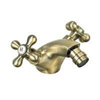 ANTICA bateria bidetowa stojąca, stary brąz