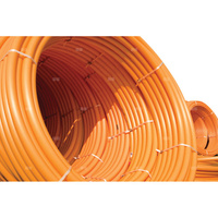 Rura PE do gazu, 225x20,5 pomarańczowo-czarna, RC PE100 SDR11