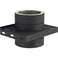 Płyta fundamentowa fi 200mm dla wspornikówpośrednich lakierowana na czarno pośrednich lakierowana na czarno