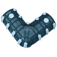 Mufa kątowa 90' BRUGG PEX-L (mufa wciskowa x mufa wciskowa)