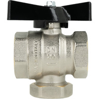 Zawór kulowy z filtrem siatkowym i magnesem BFV, GW G1''