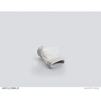 Łącznik przejściowy giętki, prosty, fi92/75 mm