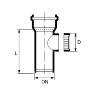 Nakrętka czyszczaka DN110 zapas.