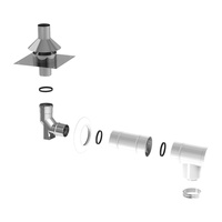 Pakiet powietrzno spalinowy w szacht fi60/100 dla kotłów De Dietrich MCR, BAXI DUO TEC COMPACT