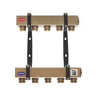 Rozdzielacz do instalacji c.o. QIK stal GW 1'', 12-obieg. GZ 3/4''