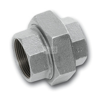 Śrubunek SANHA 340# Trzyczęściowy, żeliwo (ocynk), 1'' (GW)