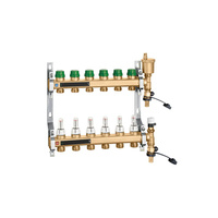 DYNAMICAL - Zespół rozdzielaczy 1" x 6 wyjść, 3/4" M