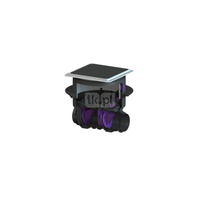 Automatyczny zawór przeciwzalewowy Staufix SWA zabudowa w płycie bez króćca dopływowego i odpływowego z pokrywą czarną