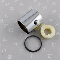 Uchwyt regulacji strumienia wody do baterii wannowej termostatycznej MOZA CHROM