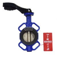 Przepustnica międzykołnierzowa Concept by Womix z rączką CX200S, dysk nierdzewny