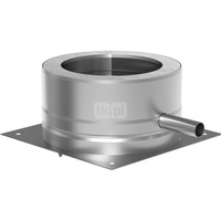 Płyta fundamentowa fi180mm z odpływem skroplin w bok montaż na cokole DWV66180