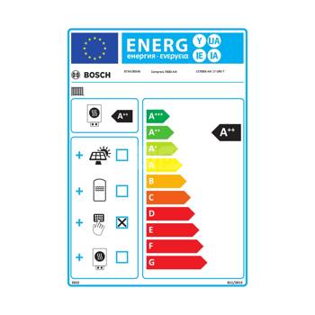 Pompa ciepła powietrze-woda split BOSCH TERMOTECHNIKA Compress 7000i AW 17 ORE-T 13.02 kW 400 V