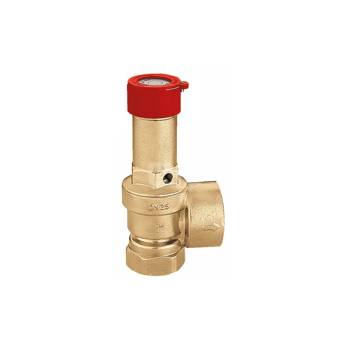 Zawór przelewowy CALEFFI 513 mosiądz 6 bar gw x gw 1 1/4'' x 1 1/2''