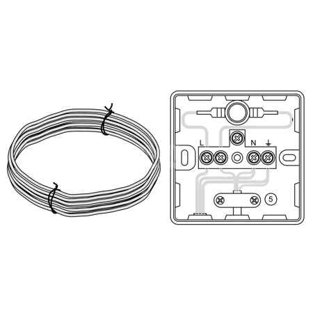 KG16-24 - kabel grzewczy do wanny kondensatu do pomp ciepła o mocy 16-24