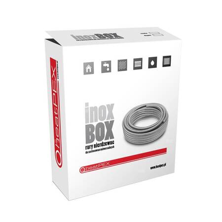 Rura INOX BOX 12 x 0,18 - zwój 20 m.