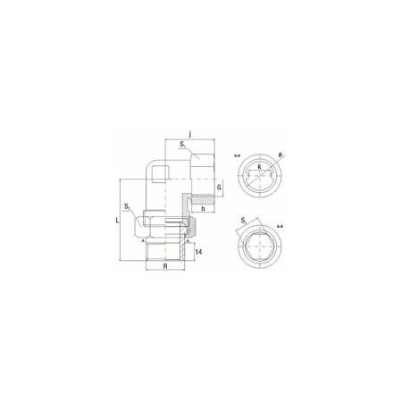 Złączka UNIPAK 0R4980145, 3/4'' (gw x gz)